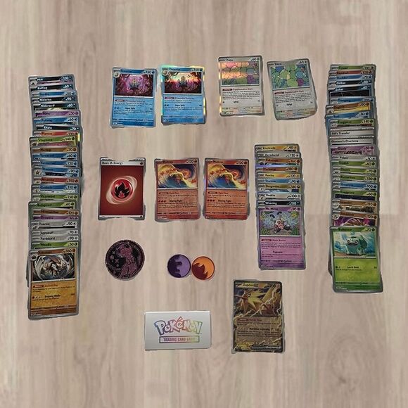 SV 151 Collectors Holo/Reverse Holo Deck Bundle 60+ unique cards (NO REPEATS) - Picture 1 of 9